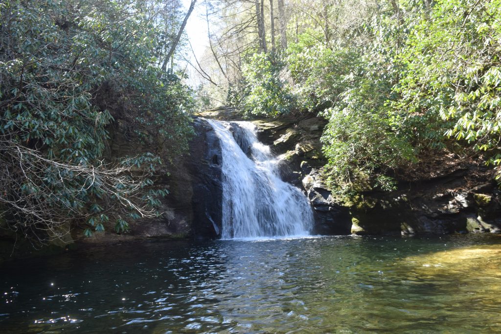 Moderate Family Friendly Hike To High Shoals Falls in Hiawassee,